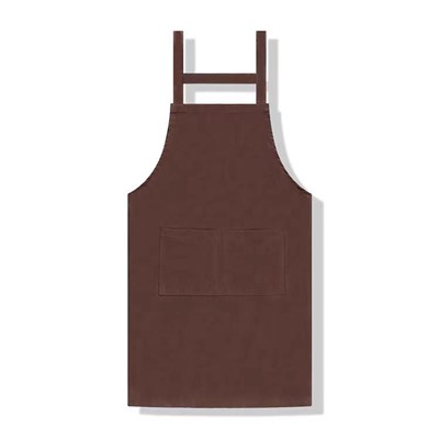 衣品永呈  服務人員服裝 圍裙 B184N 酒店雙肩棉布料 辦公 圍裙49*62*80